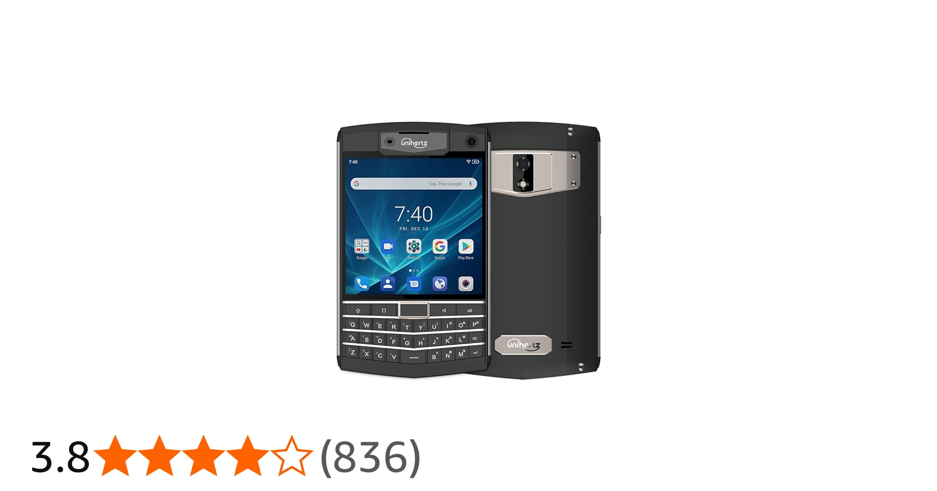 Amazon | Unihertz Titan, QWERTY タフネススマートフォン