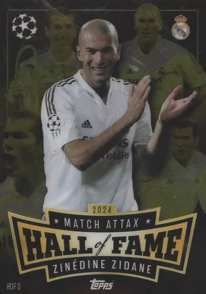 Amazon.com: Match Attax 2024 2025 Zinedine Zidane Hall of Fame
