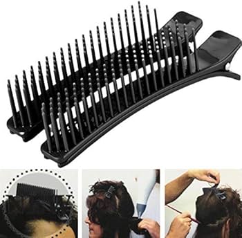 Amazon | supbel ダッカール プロ用 ヘアカット用クリップ ヘア