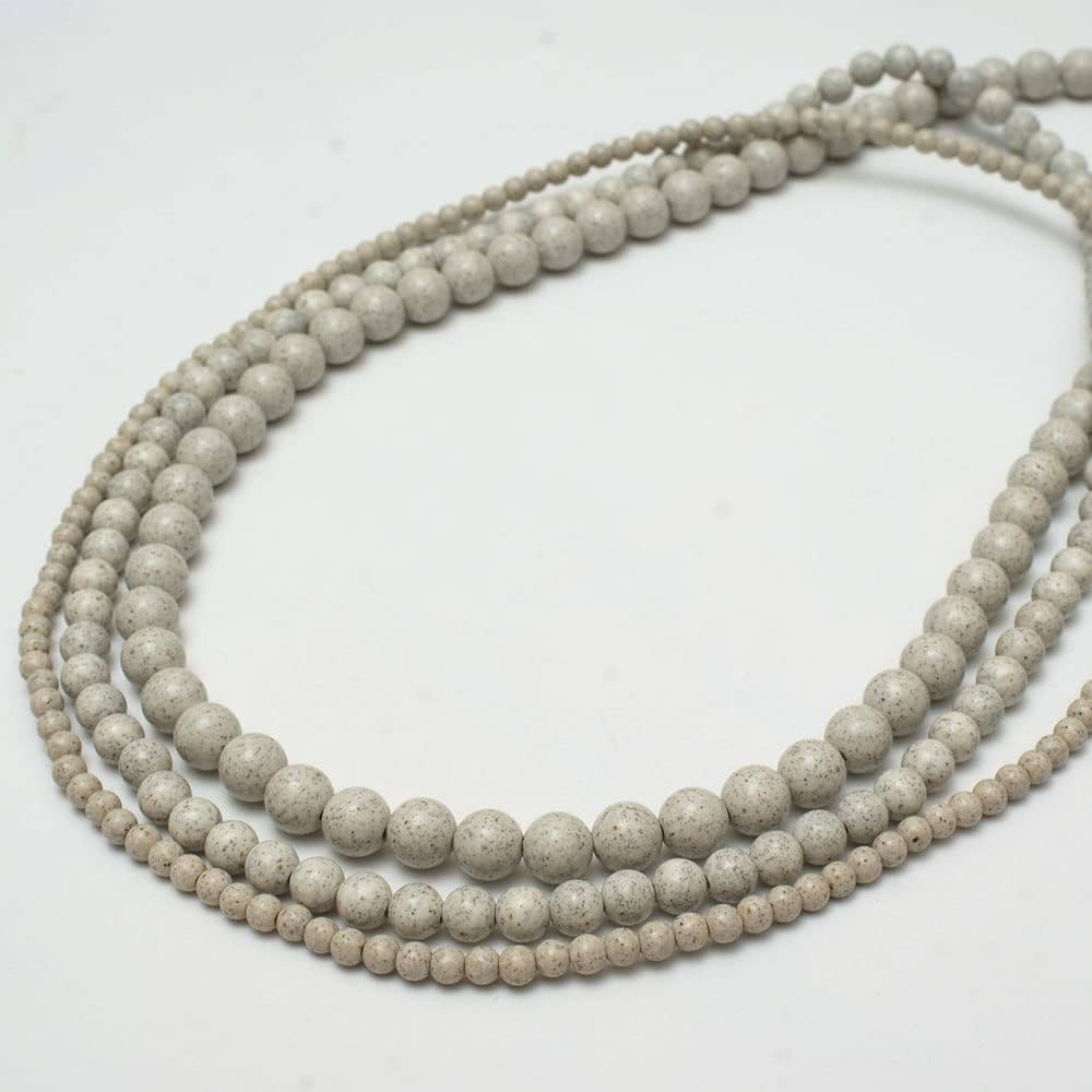 Amazon.co.jp: 北投石 ゴム ネックレス 6mm 50cm本物 台湾産 健康