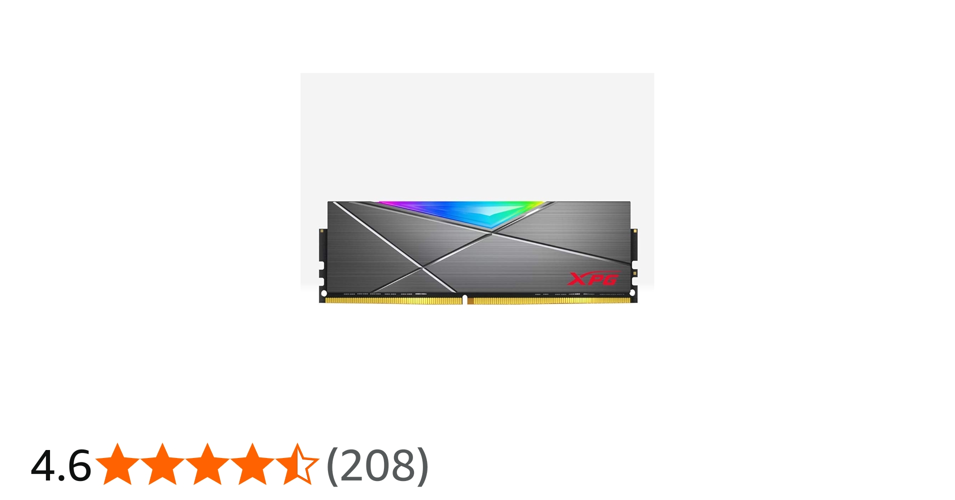XPG DDR4 D50 RGB 16GB (2x8GB) 3200MHz PC4-25600 U-DIMM 288-Pins
