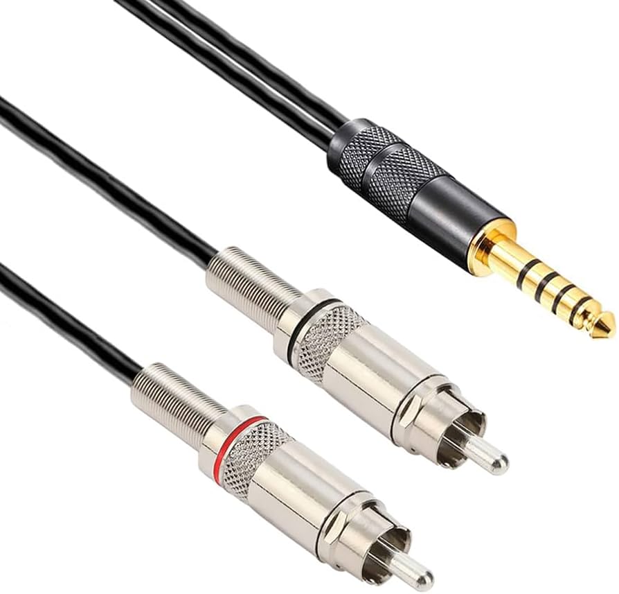 Amazon | luxferre 4.4 mm rca 4.4 mm 変換 ケーブル 1.5m 4.4mm rca