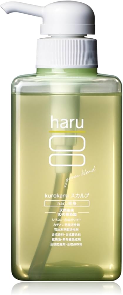Amazon | haru(ハル) kurokamiスカルプ（グリーンブレンド） 400ml（約