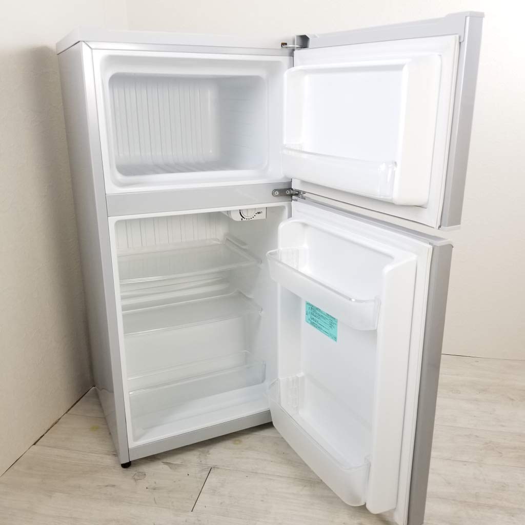 Amazon.co.jp: ハイアール 106L 2ドア冷蔵庫（直冷式）シルバーHaier