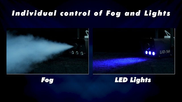 Amazon.co.jp: U`King フォグマシン 500W スモークマシン 14種の