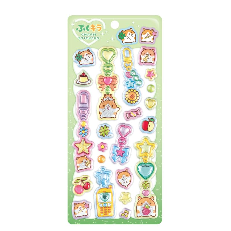 Amazon.co.jp: クラックス シール プクキラチャームステッカー はむ