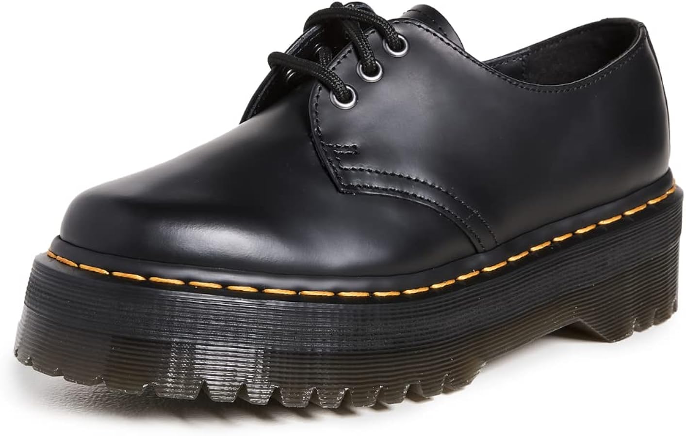 Amazon.com: Dr. Martens Unisex 1461 Quad Oxford, Black Polished