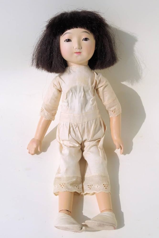 Amazon | 可愛い市松人形自由人形関節人形／三つ折れ球体関節 | 市松