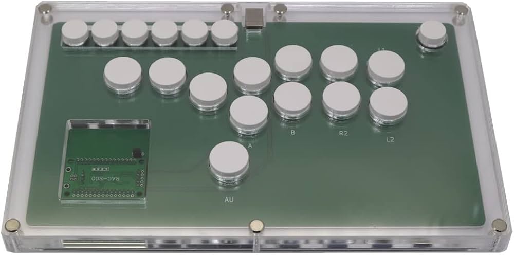 Amazon.co.jp: FightBox B1-PC-White超薄型オールボタン Leverless