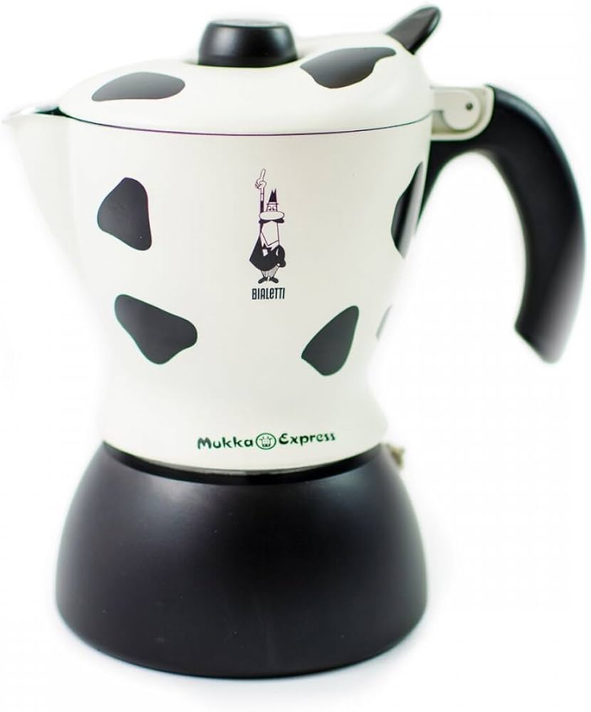 Bialetti (painted cow print) - Mukka Express 2-Cup Cow-Print