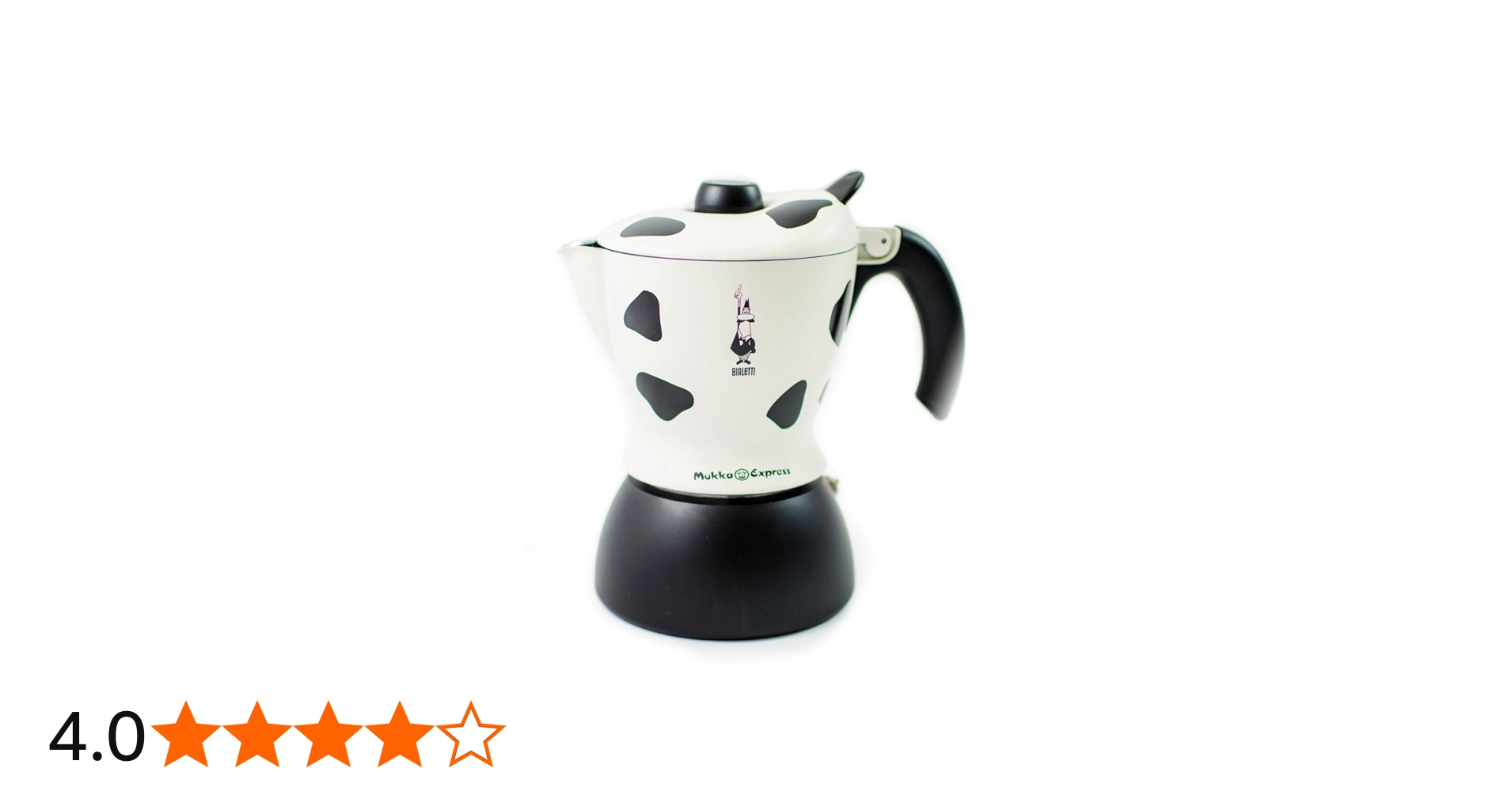 Bialetti (painted cow print) - Mukka Express 2-Cup Cow-Print