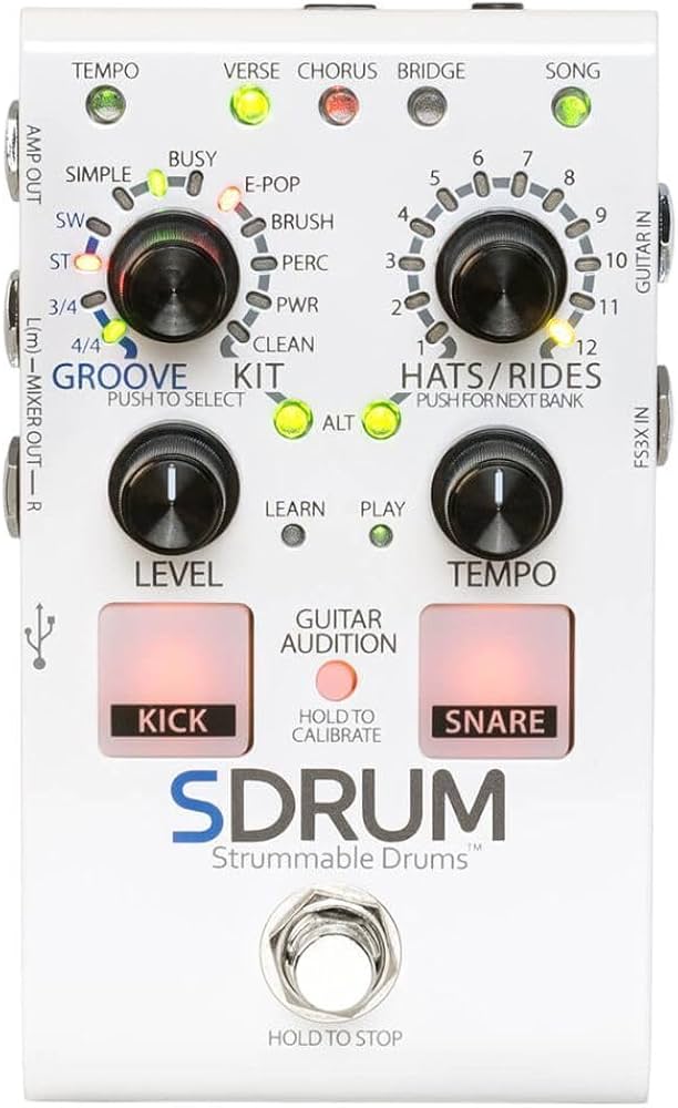 Amazon | 【正規品】 Digitech インテリジェント ドラムマシン SDRUM