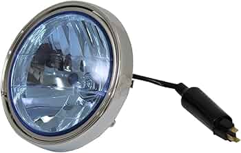 Amazon | カワサキ車用 φ180 マルチリフレクター ヘッドライト ブルー