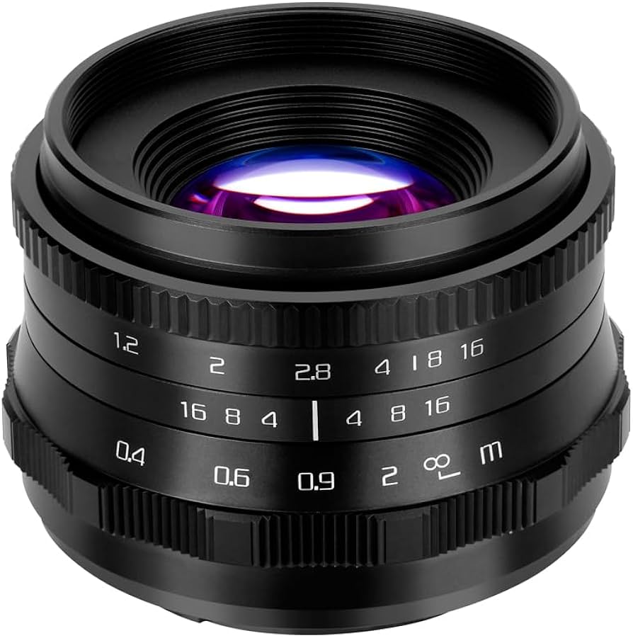 Amazon.com : JINTU 35mm F1.2 Portrait Lens Manual Focus Large