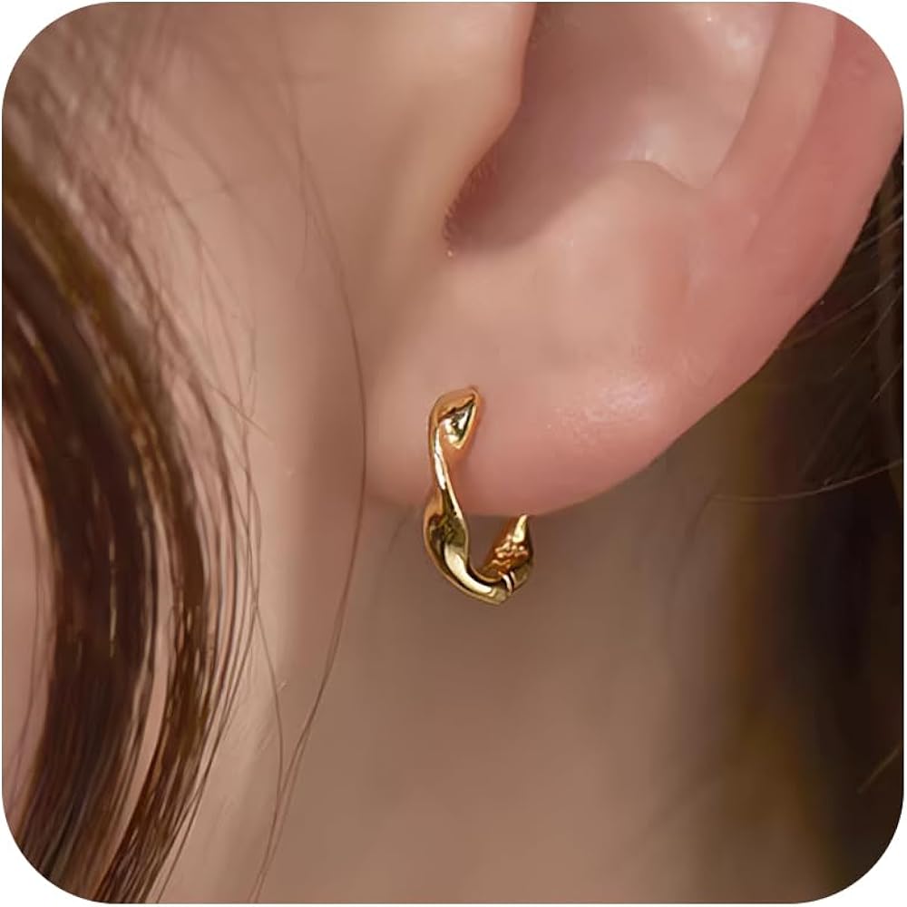 Amazon | [Viromy]ピアス レディース フープピアス サージカル