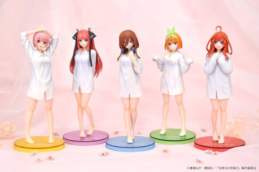 Amazon | 5種セット 五等分の花嫁 彼シャツver フィギュア