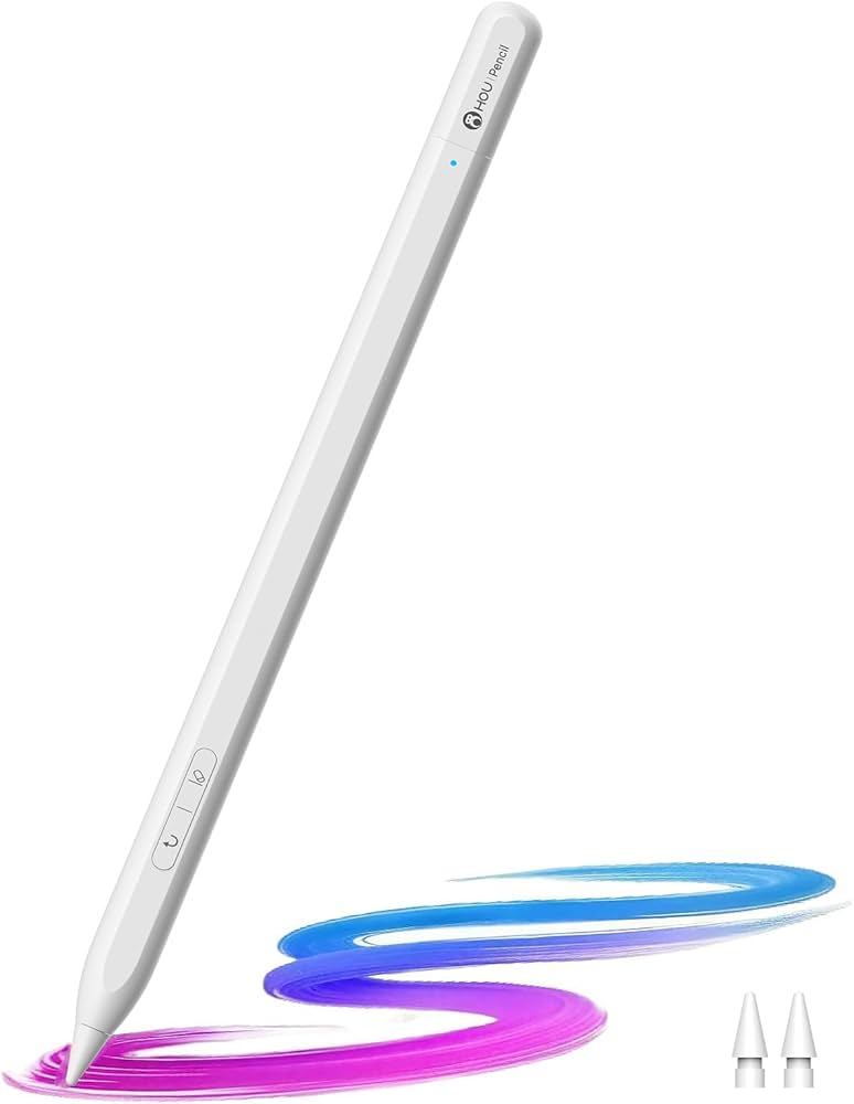 HOU Pencil USB-C for Apple, Quick Undo & Erase Keys, Hidden USB-C