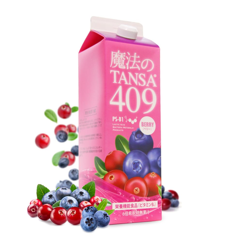 Amazon.co.jp: 魔法のTANSA(タンサ)409 ベリー味 1000ml 希釈タイプ 短