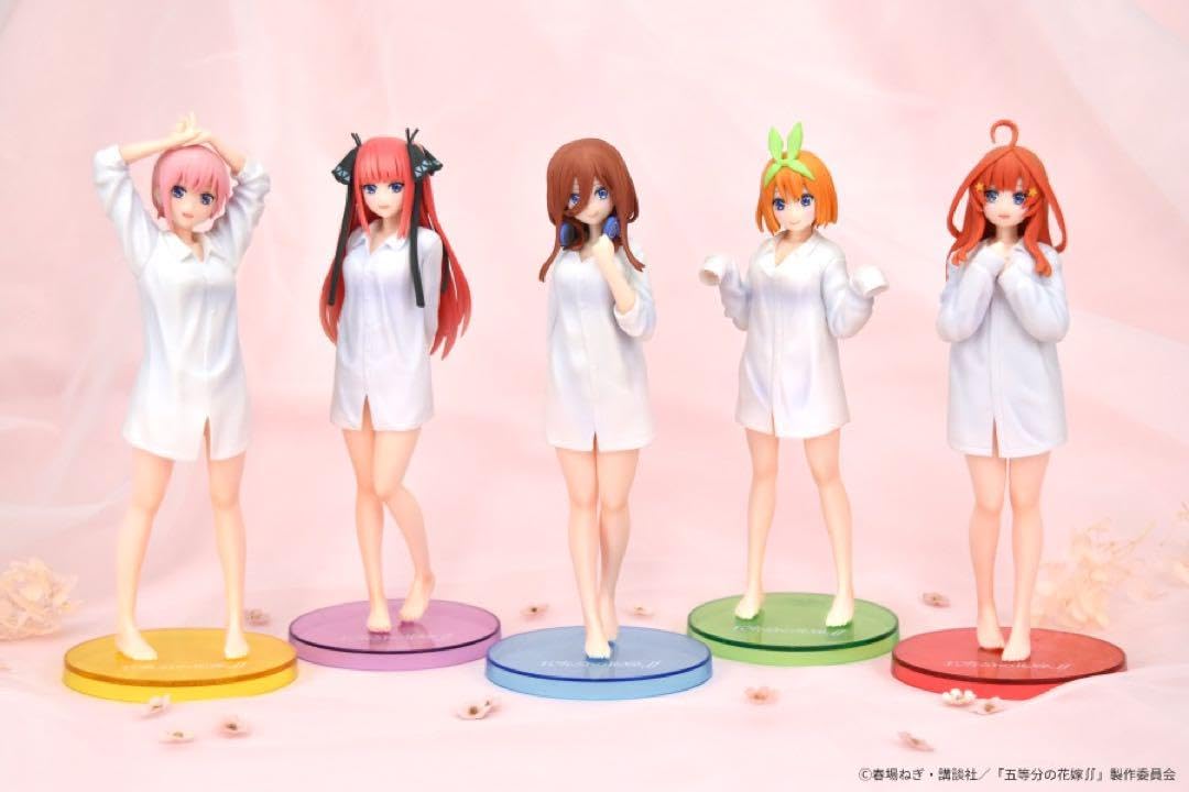 Amazon | 5種セット 五等分の花嫁 彼シャツver フィギュア
