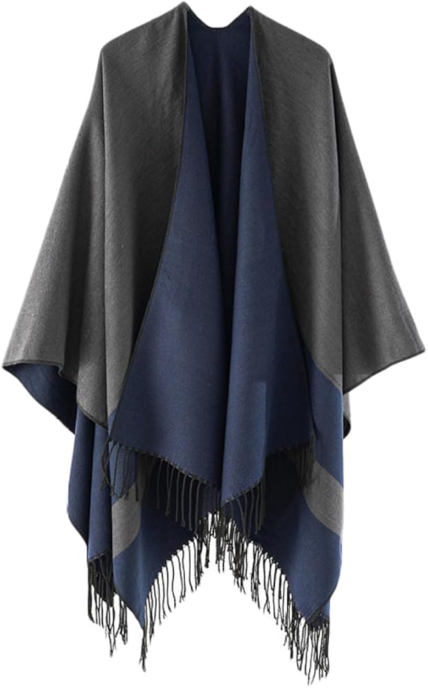 Amazon | [Donahutt03] ケープ マント カーディガン M ボレロ ポンチョ