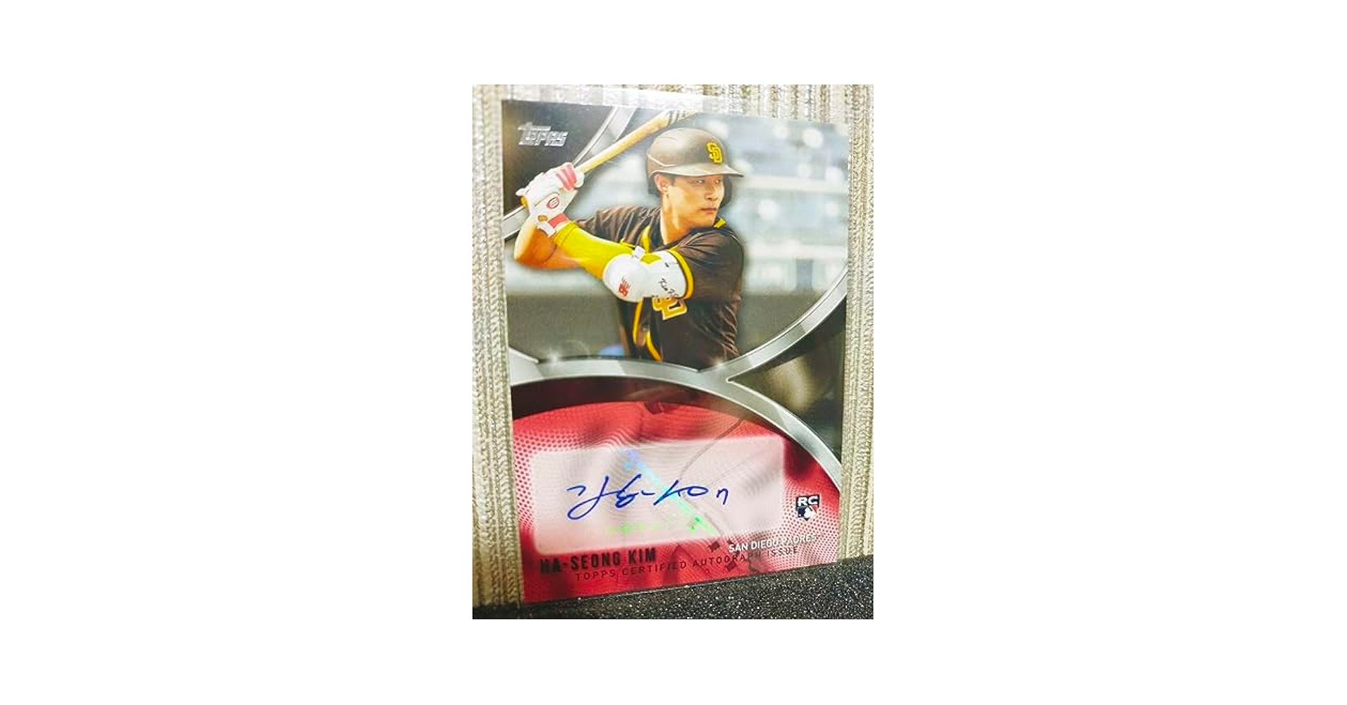 送料込】 直筆サイン Topps 金 河成 キム・ハソン カード 25シリ