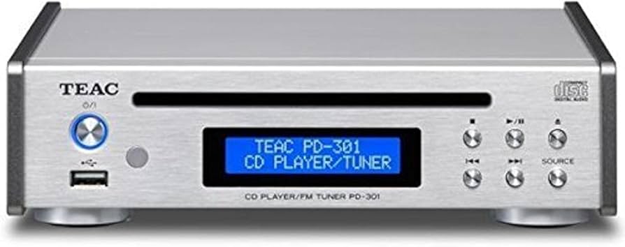 Amazon.co.jp: ティアック CDプレーヤー/FMチューナー (シルバー) PD