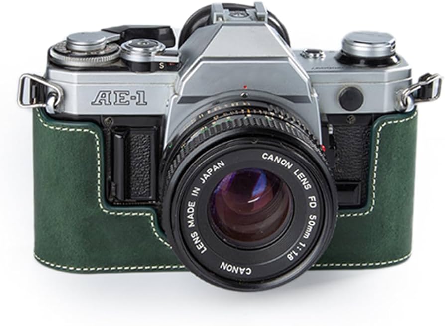 Amazon.com : Canon ae-1 case Handmade Genuine Leather Camera