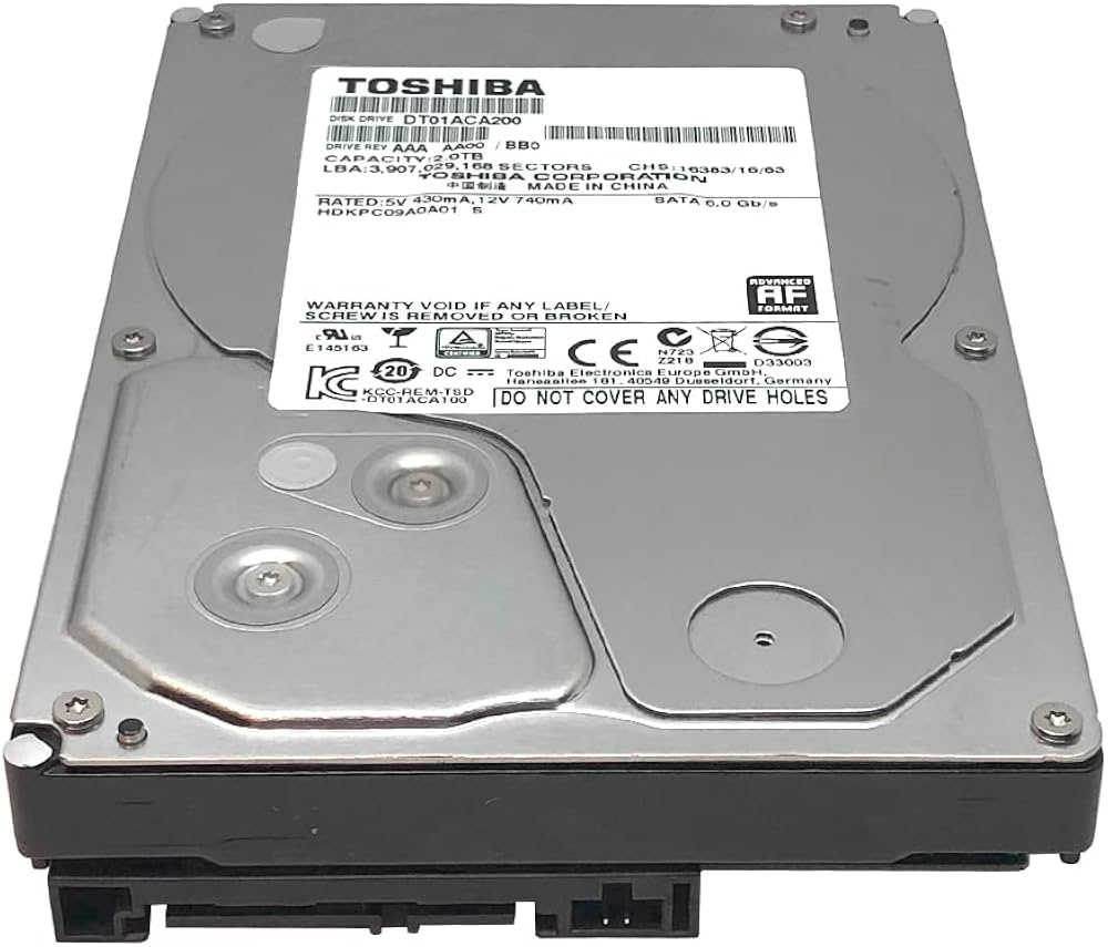 Amazon | 東芝 2TB 7200RPM 64MB キャッシュ SATA 6.0Gb/s 3.5インチ
