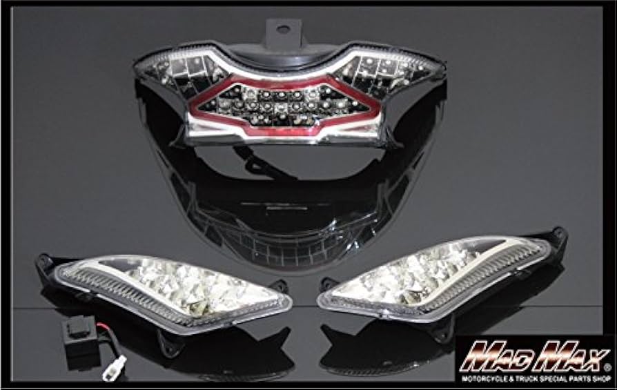 Amazon | アドレスV125S LEDテールランプ フロント用ウインカーセット