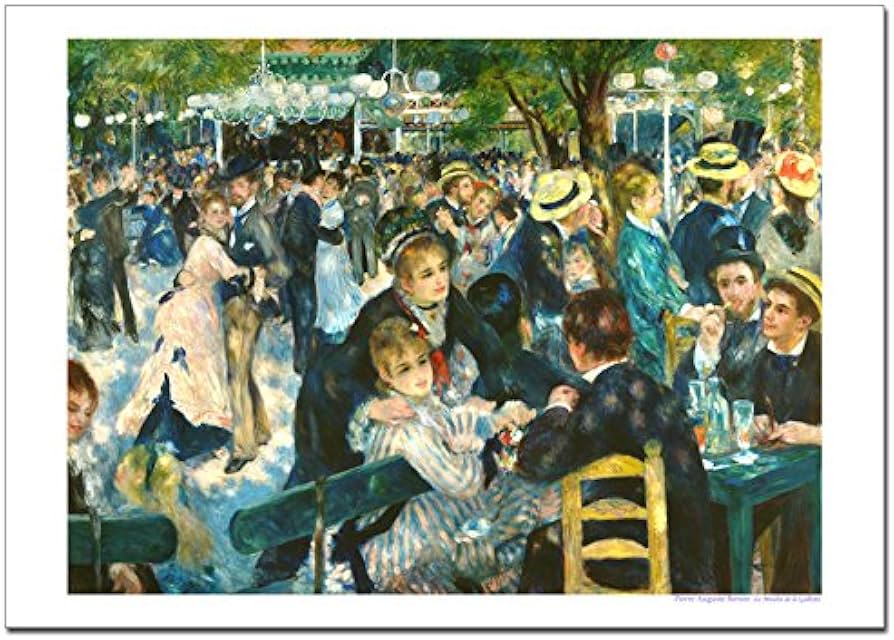 Amazon.co.jp: 世界の名画 ルノワール ムーラン・ド・ラ・ギャレット