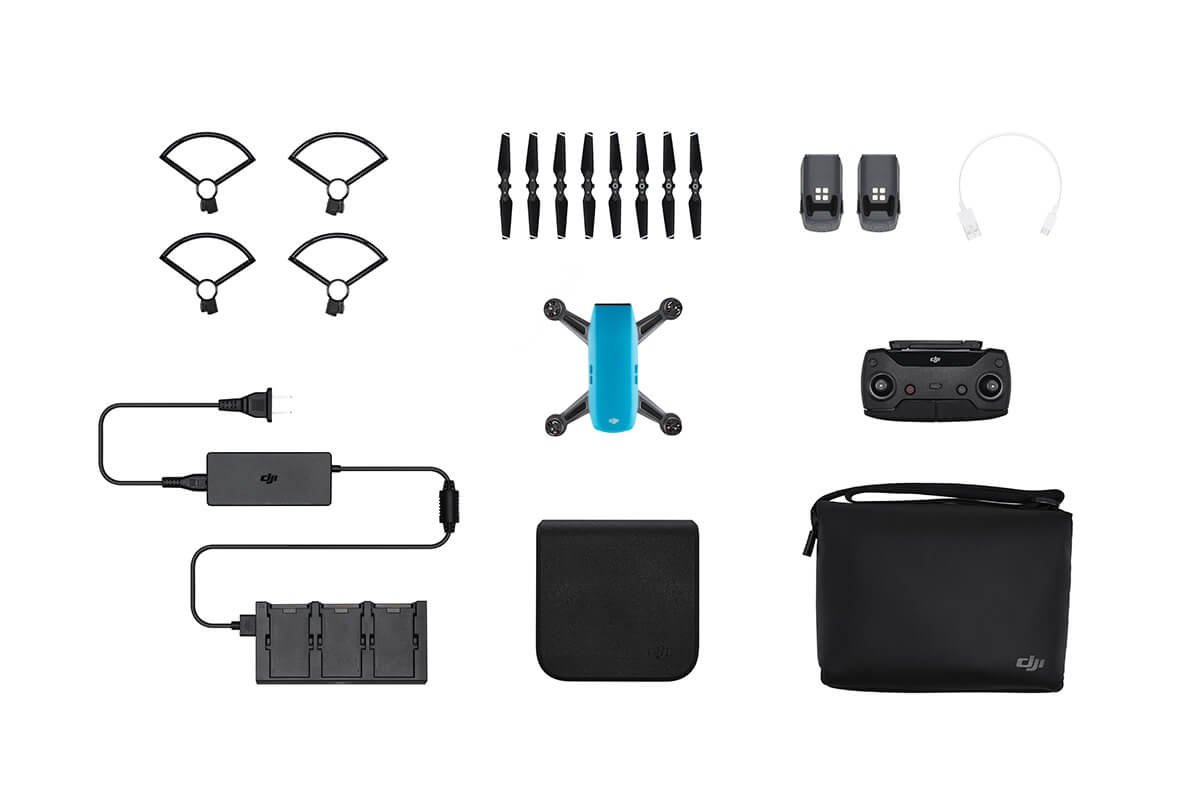 Amazon.com: DJI Spark, Fly More Combo, Sky Blue : Toys & Games
