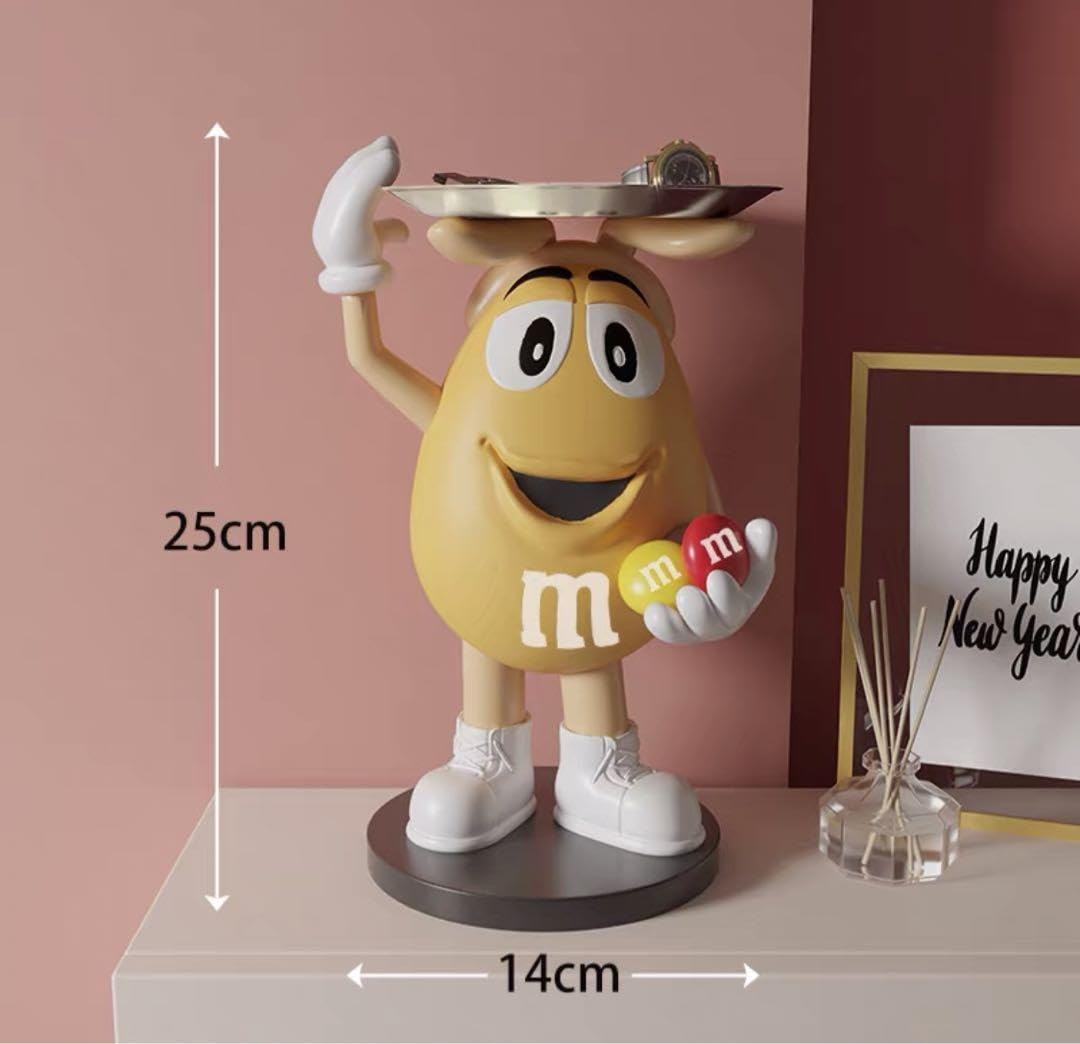 Amazon.co.jp: m&m's イエロー ディスペンサー フィギュア 置物 黄色