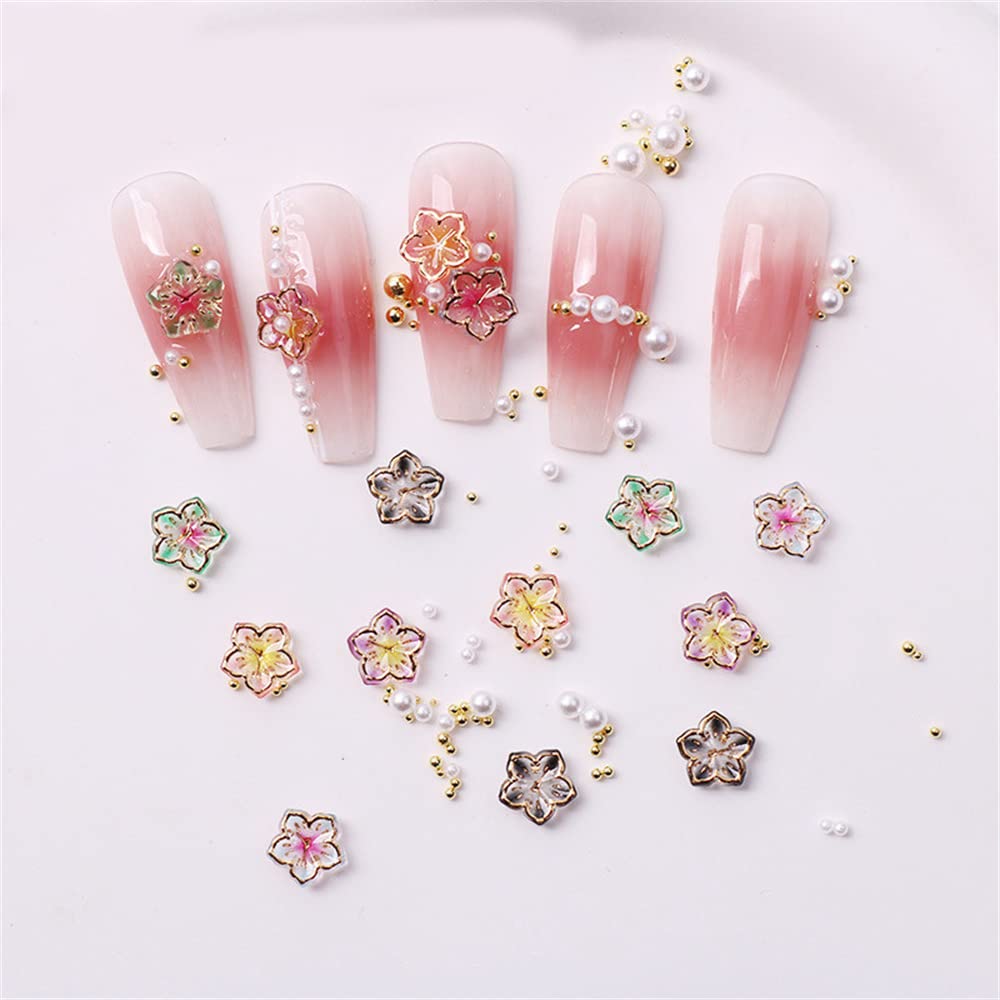 Amazon.co.jp: DUOLEIMI ネイルパーツ 桜 花 立体 ネイルデコパーツ