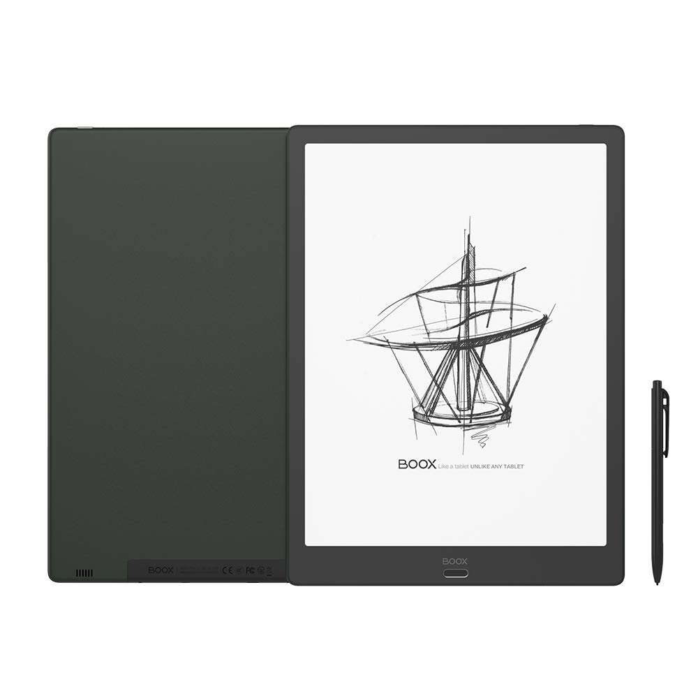 BOOX Max3 13.3 inch E-ink Tablet Black, Android 9.0 Touch Stylus