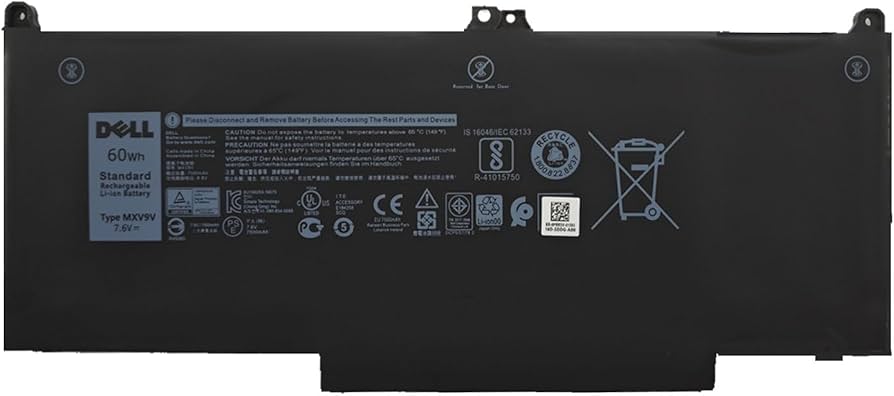 Amazon.com: DELL MXV9V Battery for Dell Latitude 13 7400 7300 5300