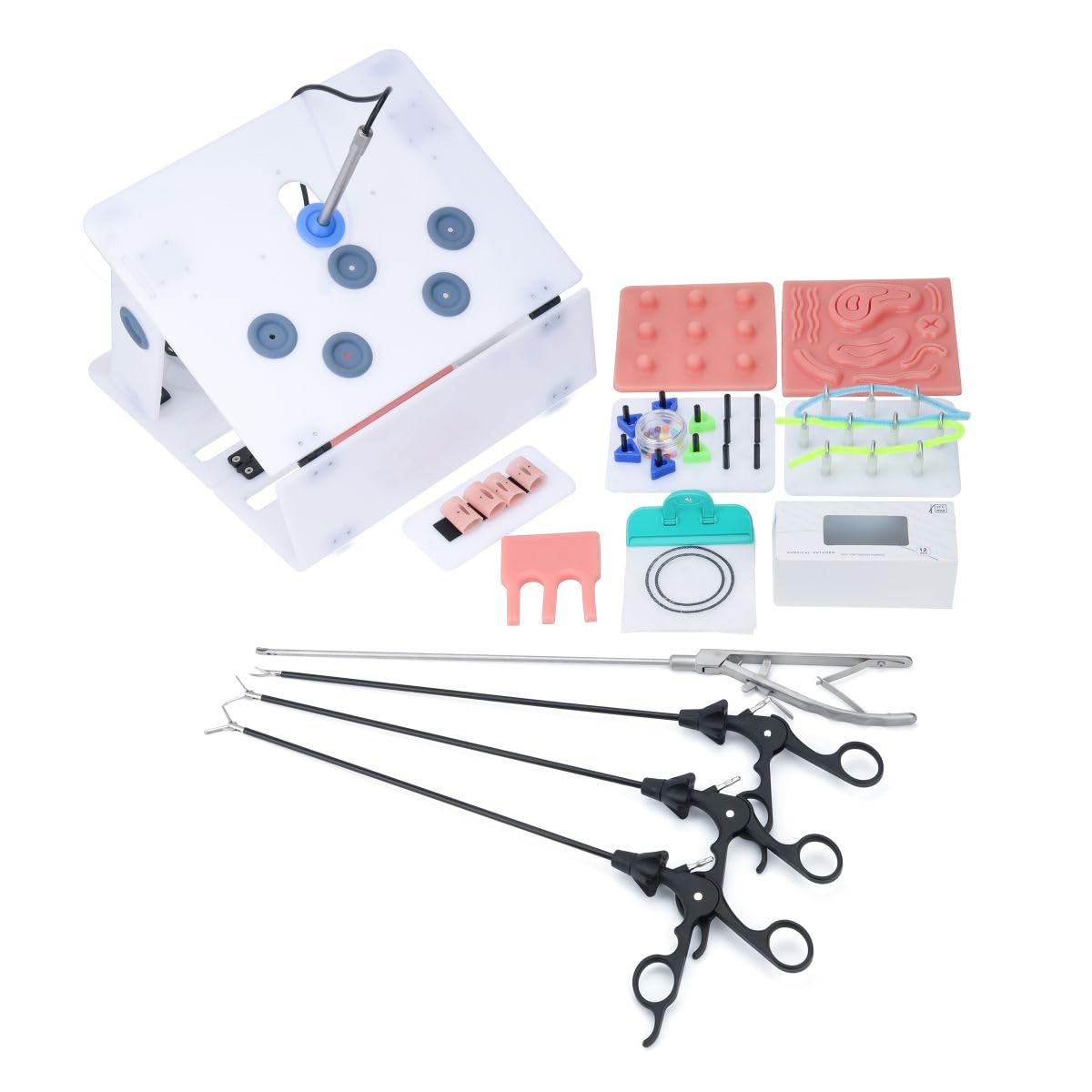 Amazon.co.jp: medclimber 腹腔鏡手術訓練 縫合練習キット腹腔鏡 HD