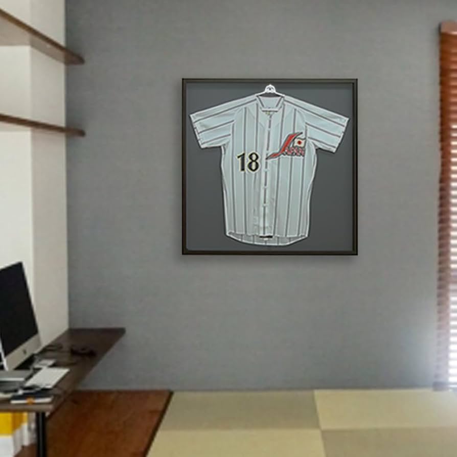 Amazon.co.jp: ユニフォーム額縁 UVカットアクリル板付き こげ茶木目