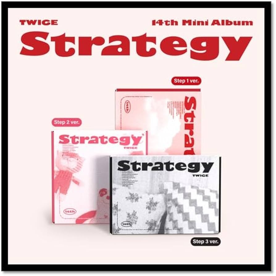Amazon.com: TWICE STRATEGY 14th Mini Album (Standard Step 3 Ver