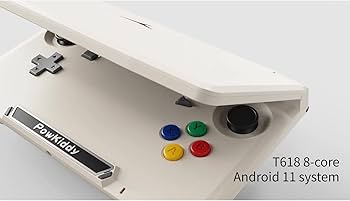 Amazon | Powkiddy X18S折りたたみ式ゲーム機ポータブルゲーム機は