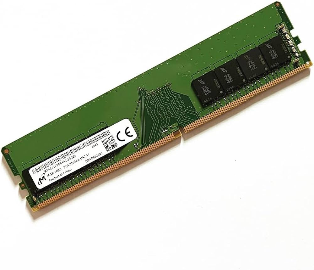 Micron ddr4 16gb 3200MHz Desktop Memory 16GB 1RX8 PC4-3200AA-UA2