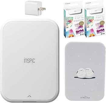 美品】inspic PV-223-WH 本体 フォトペーパー100枚 Amazon.co.jp