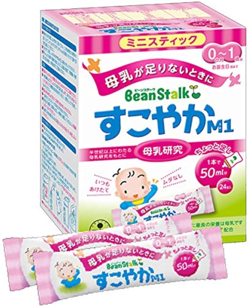 Amazon.co.jp: すこやかM1 0歳～1歳用 スティック （6.5g×24本）×12個
