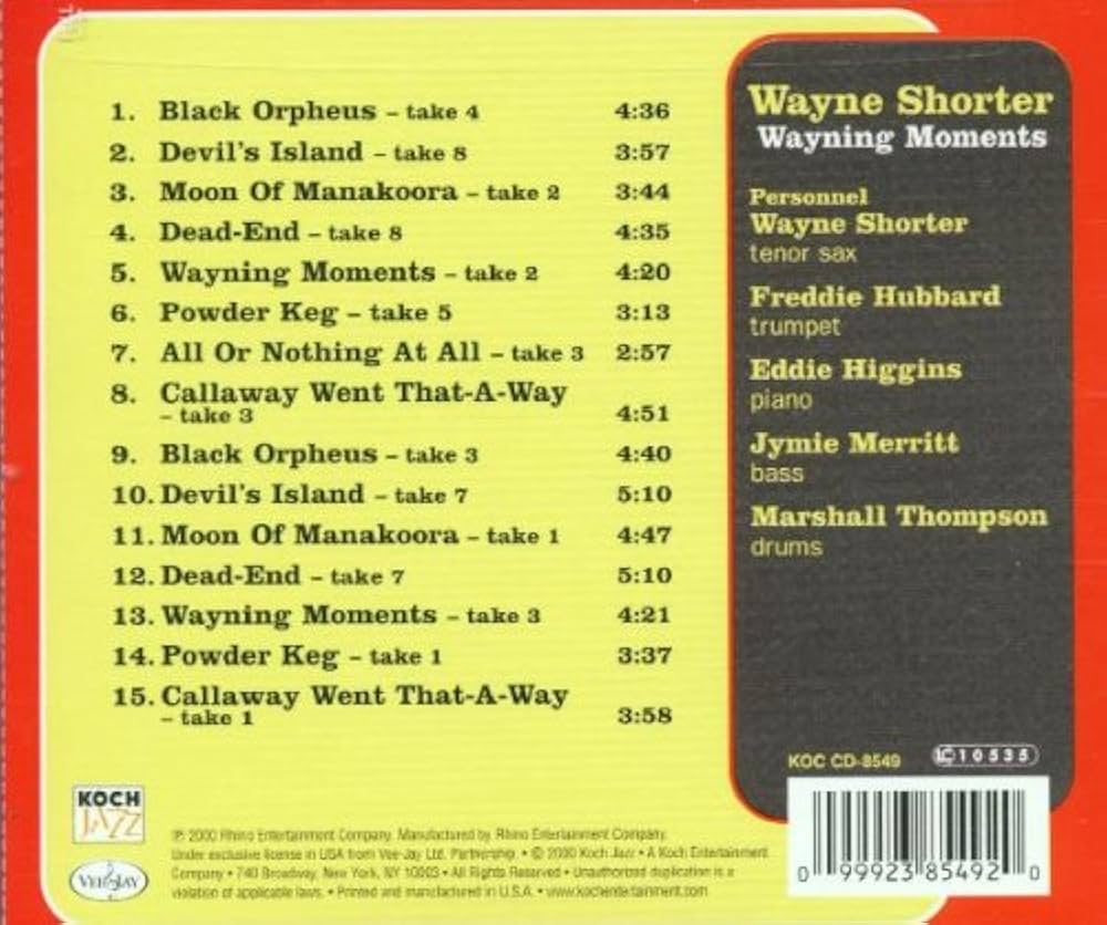 Shorter, Wayne - Wayning Moments - Amazon.com Music