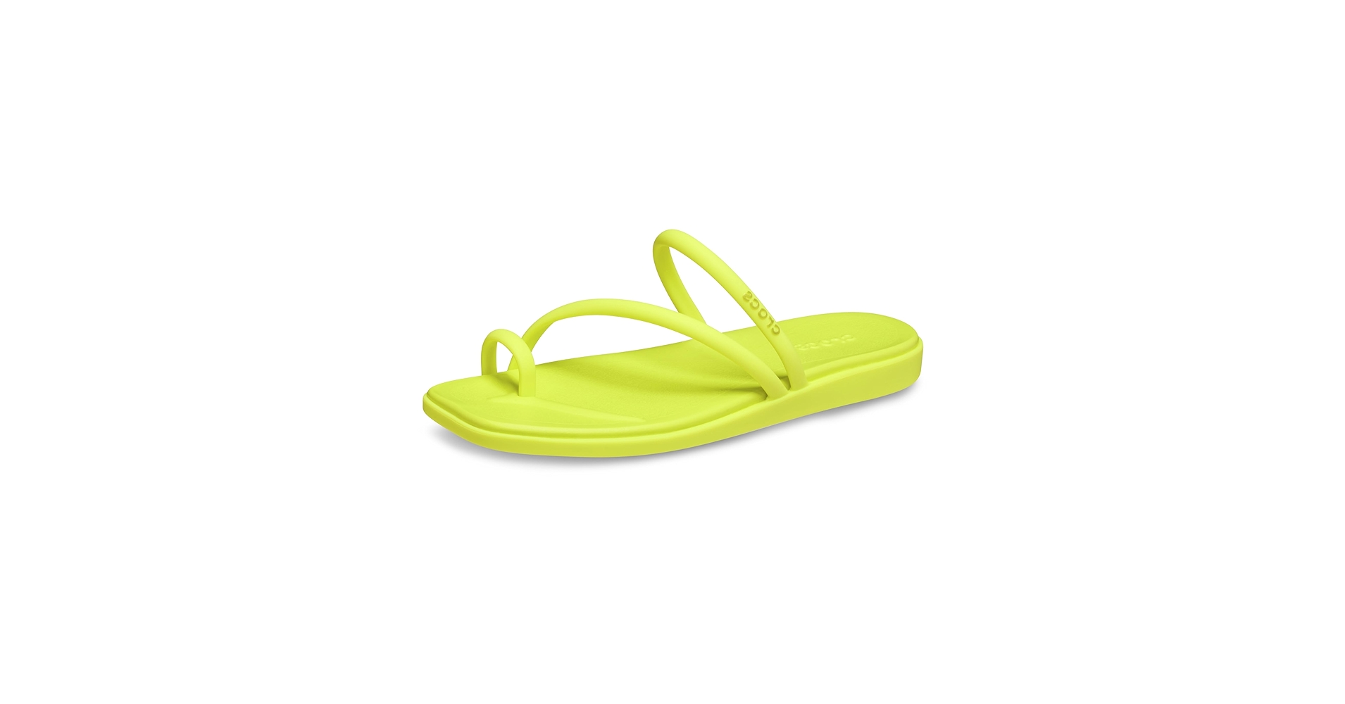 Crocs Women's Miami Toe Loop Sandal Flat, Citrus, 7 : Amazon.ca