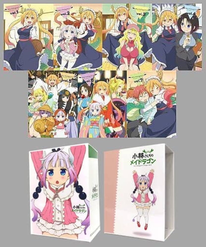 Amazon.co.jp: 【Blu-ray】小林さんちのメイドラゴン 初回版 全7巻