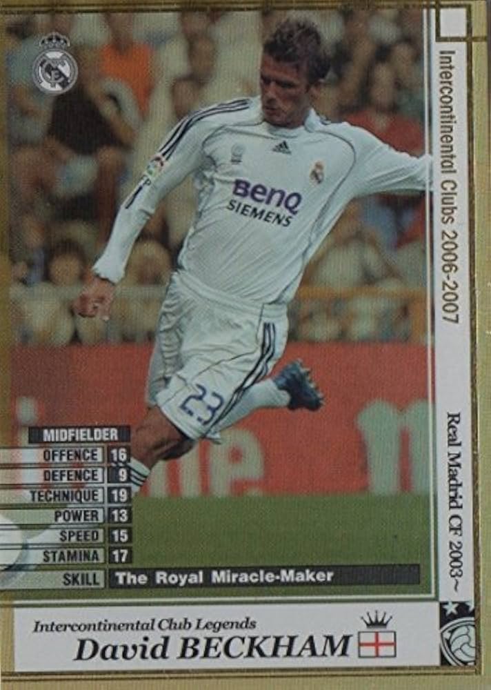 Amazon.co.jp: WCCF 06-07キラ LE07 デイビッド・ベッカム : スポーツ