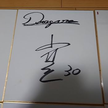 Amazon.co.jp: プロ野球、中日ドラゴンズ、直筆サイン色紙セット