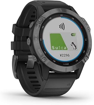 Amazon | ガーミン fēnix 6 Pro Dual Power Slate Black 小 010-02410