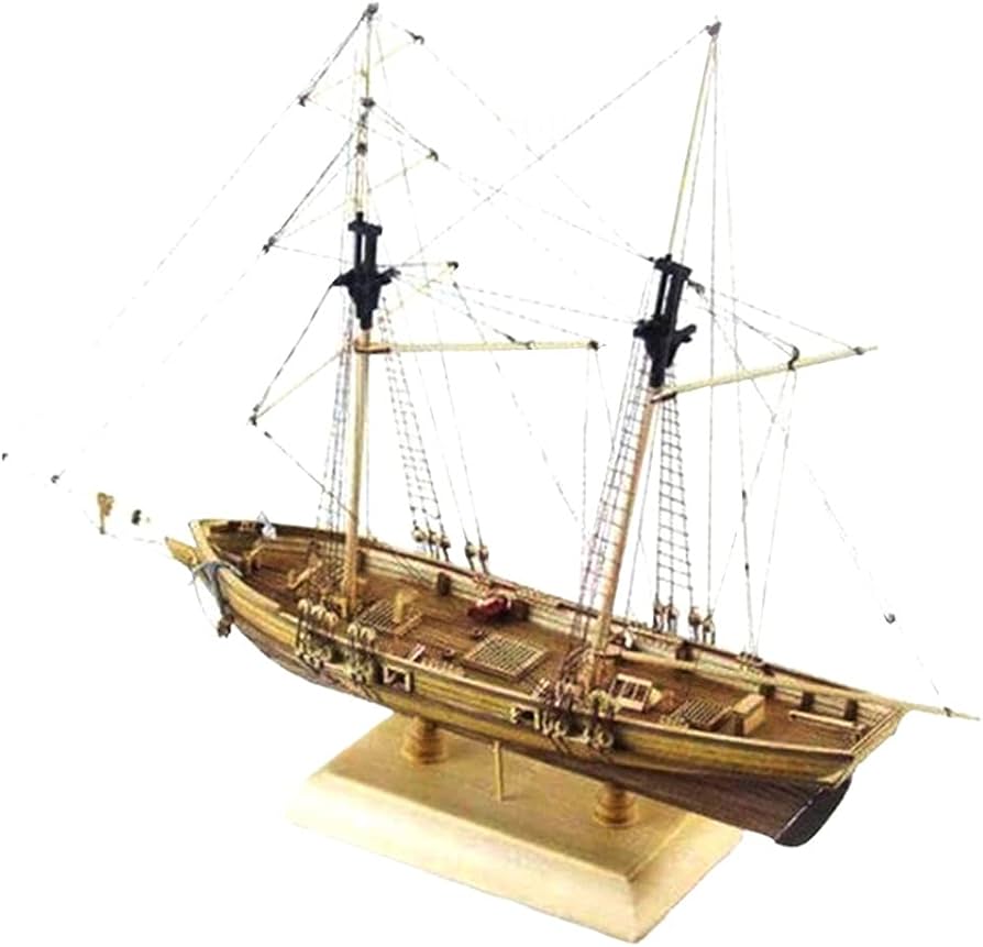 Amazon | PETSOLA 木製船模型キットDIY航海用帆船模型キット木製帆船