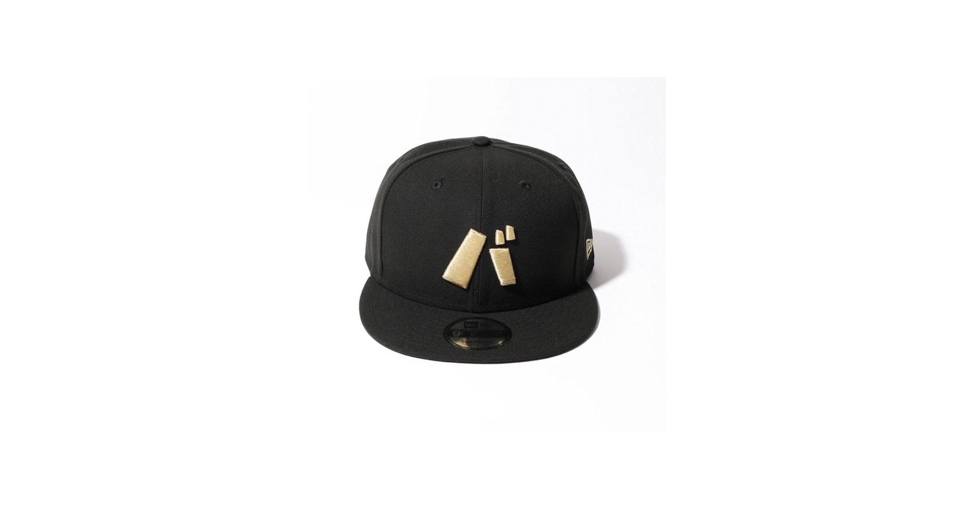 バナナマン 帽子 グリーンストライプ＆ゴールド文字 まとめ キャップ